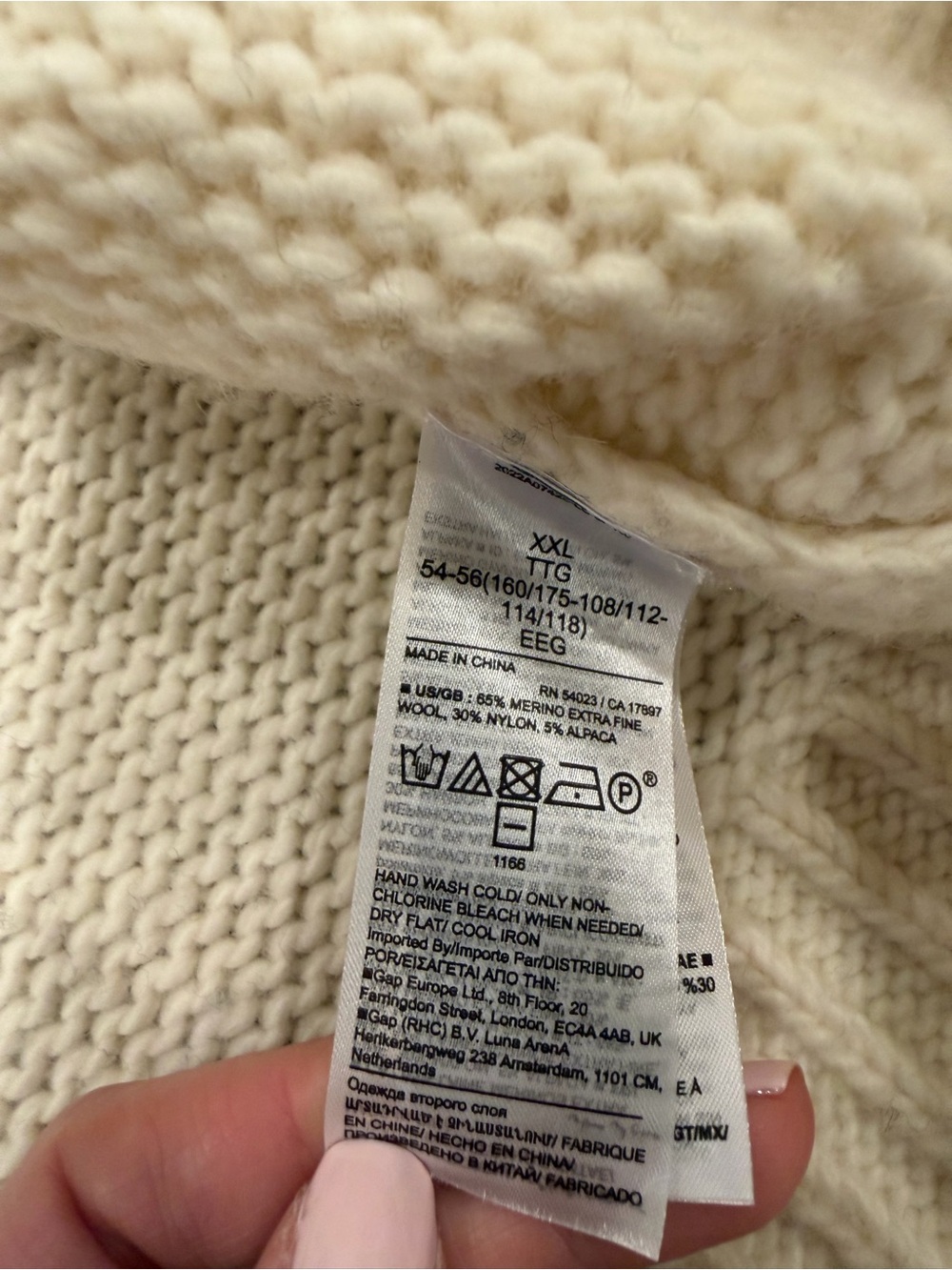 NEW Banana Republic Skye Fair Isle Thick Merino Alpaca Sweater NWT Size XXL $180 - Picture 5 of 10